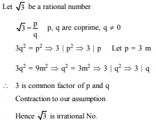  Prove that 3 is an irrational number.